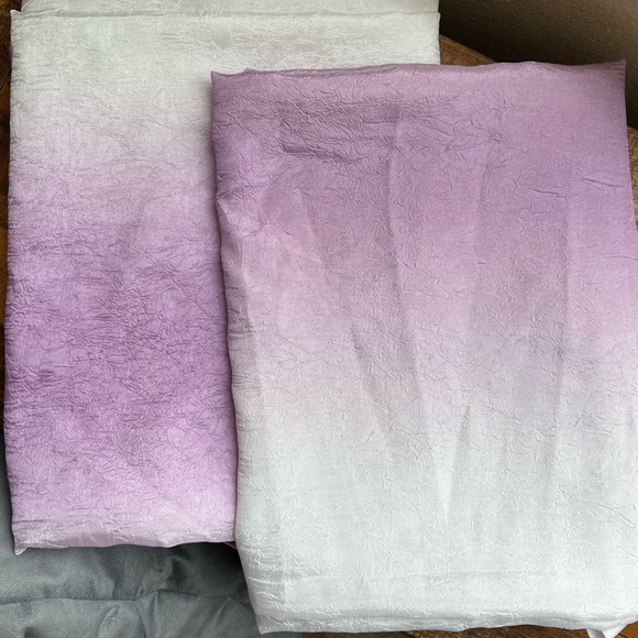 Room Decor Bundle ✨ Curtains & Pillows, Ombré, Purple, Teal, bedroom decor lot - Picture 4 of 11